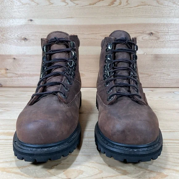 Cabela’s Leather Goretex Insulated Hunting Boots Men\'s 7 M Brown Ankle 81501 Cabela main image 4